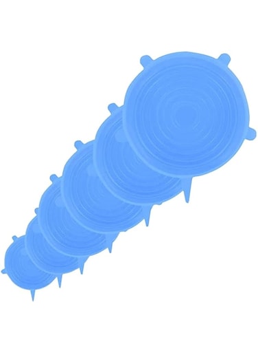 Dubai Gallery 6 Pieces Silicone Stretch Lids Clear 21.00 X 4.00 X 21.00Cm AMZ-N43315685A