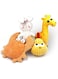 Monlida 4 Pack Dog Squeaky Toys,Dog Plush Toys,Dog Chew Toys for Puppy,Durable Interactive Dog Chew Toys for Small Medium Dogs