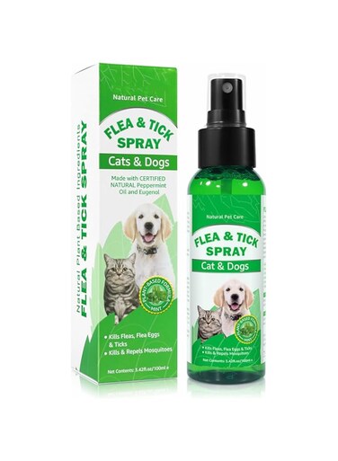 Pet Deworming Spray, Pet Itch Relief Treatment Spray, Mite Treatment for Dogs, Itch Remedies for Dogs, Cat Itchy Skin Relief, Itchy Dog Spray, For Dogs, Ticks, Fleas, Lice, Cats And Dogs