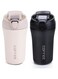 Aputue Travel Coffee Mug, 2 PCS 400ml Stainless Steel Coffee Tumbler, Suitable for Keep Hot, Tea and Beer, Ice Coffee, Vacuum Insulated Coffee Travel Mug Spill Proof with Lid and Straw