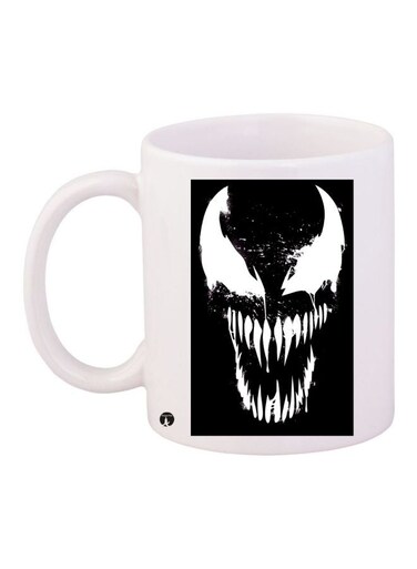 Monster Printed Coffee Mug White/Black 11ounce