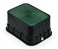 VALVE BOX: PVB,JUMBO LID, A12508, PVB VALVE BX, RECTANGULAR PVBJMB BLACK GREEN RAINBIRD