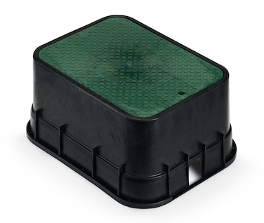 VALVE BOX: PVB,JUMBO LID, A12508, PVB VALVE BX, RECTANGULAR PVBJMB BLACK GREEN RAINBIRD
