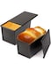 2PCS Loaf Pan with Lid,1Lb Dough Capacity Bread Loaf Pans with Cover,Non-stick Coating,Carbon Steel Bread Mold,Bread Container,Toast Mold for Bakeware,Sandwich &amp; Toast Oven Baking