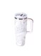 Leakproof Stainless Steel Vacuum Cup 40 OZ Portable Travel Mug for Hot and Cold Drinks Insulated Thermos for Hot Cold Drinks Coffee Tea Tumbler for Gym Car Indoor Outdoor 1200 ML Stainless Steel Vacuum Insulated Tumbler with Handle Lid and Straw for Water Iced Tea Coffee Smoothies Beverage Cup 32 x15 x 10 CM