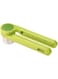 Joseph Joseph 20102 Helix Garlic Press Mincer Ergonomic Twist-Action Hand Juicer, Green, Stainless Steel