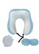 Travel Pillow &acirc;&euro;&ldquo; 100% Pure Memory Foam Neck Pillow with Breathable Cover, Machine Washable, Airplane Travel Kit with 3D Contoured Eye Mask, Earplugs &amp; Luxury Bag &acirc;&euro;&ldquo; Standard Size