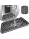 AXIYIBZI 2-Pack Refrigerator Drip Catcher For Water Tray, Mini Refrigerator Drip Mats for Ice Water Dispenser, Drain, Prevent Water Spills, Water Splashes and Ice Cube Drops (Rectangle Grey)