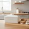 Home Ceramic Bread Bin - White