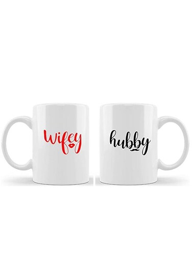 Happy Anniversary Couple Mug Gifts   Best Anniversary MUG   Wedding Anniversary Mug   Anniversary Couple Mug  COFFEE MUG - Set of 2 Pcs (Design 3)