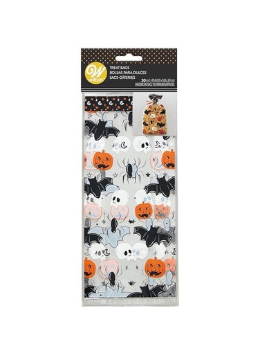 Wilton Halloween Treat Bags and Ties 20-Pieces