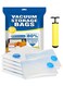 Premium Vacuum Storage Bag Extralarge Compressed Bag with Hand Pump Space Saver Bags for Clothes Sweater and Blanket