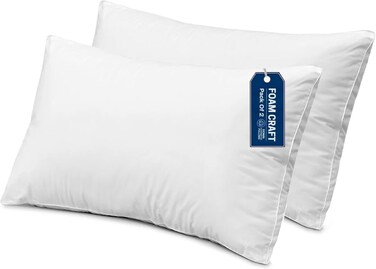 CRAFT Cushion Inserts for Sofas, Bed Pillows &amp; Chair Cushions - Pack of 2 (35 x 50cm)