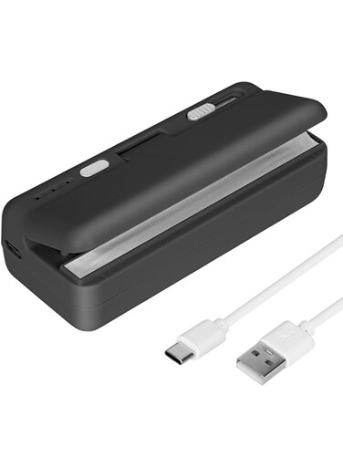 NALACAL Mini Bag Heat Sealer, Portable Food Seal Machine For Plastic Bags Kitchen Handheld Vacuum Sealer Small Chip Bag Resealer Opener Hand Packet Sealer Cutter Kitchen Gadgets Sealing Clip