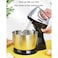 300W Electric Stand Mixer - 5-Speed Black Desktop Hand Blender with Chrome Plated Whisk