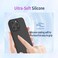 Case for Reno14, Liquid Gel Rubber Bumper Case with Soft Microfiber Lining Cushion Slim Shockproof Protective with Camera Protection Cover for Reno 14 5G (Black)