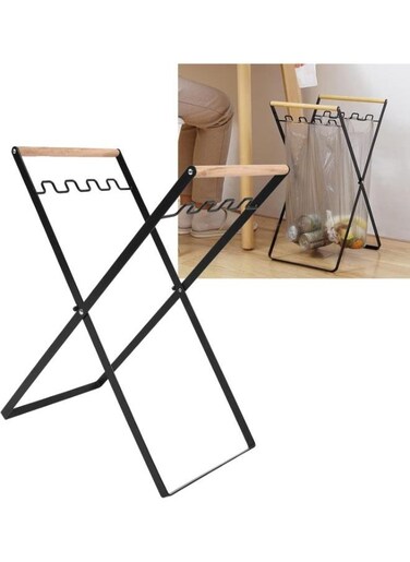 Metal Trash Bag Holder Garbage Bag Frame Holder Outdoor Metal Leaf Bag Holder Stand Garbage Bag Holder