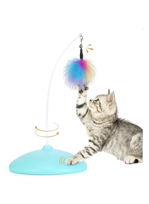 CHANEDE Automatic cat Toy，Cat Wand Toys for Indoor Cats，Cat Toy That Won&#39;t Fall，Cat&#39;s Best Companion，Cat Toys for Bored Indoor Adult Cats.