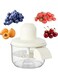 Automatic Electric Fruit &amp; Vegetable Peeler &acirc;&euro;&ldquo; USB Rechargeable One-Touch Peeling Machine with Stainless Steel Blades for Grapes, Garlic &amp; Small Fruits