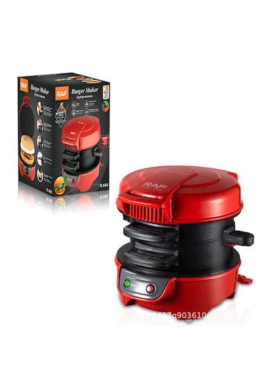 RAF SandWich Maker&amp;Burger Maker,600 Watts,Non-stick coating,Easy to clean,R.666