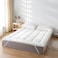 MAXQON Mattress Topper 10CM Thickness Quilted Microfiber 900gsm, Color White, Queen Size 160x200cm