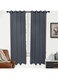 SKY-TOUCH 2 Panels Blackout Curtains｜Bedroom Curtains｜Thermal Insulated｜Eyelet Top, Energy-Saving Heat Retention｜UV Block, Stylish for Living Room or Bedroom｜W130&times;H213cm,Dark Gray