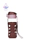 Anti Slip Glass Pop Water Bottle Brown