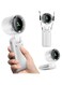 Portable Handheld Mini Fan with 50000 RPM - Foldable Turbo Fan, 3600 Type-C Rechargeable Battery, 5 Speeds, Digital Display - Ideal for Travel &amp; Outdoor Activities for Men and Women