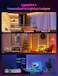 Lepro S1 AI Smart Rainbow LED Strip Light 20M one roll, App &amp; Voice Control, Works with Alexa &amp; Google Home, 30 LEDs/M, Music Sync, AI Lighting Design Assistant, MagicColor LED Lights for Bedroom