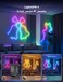 Lepro N1 AI Smart Rainbow Neon Light Strip 6M, 96 LEDs/M, Work with Alexa, Google Home, Music Sync, AI Lighting Design Assistant, IP65 Rope Light, MagicColor LED Light, App &amp; Voice Control, No Remote