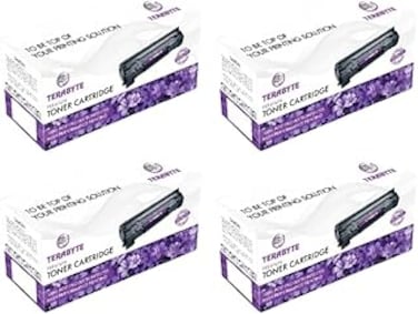 Compatible 055 Full Set Compatible Toner Cartridge for Use in i-SENSYS LBP660 Series, LBP663Cd LBP-664Cx MF740 Series MF742Cd MF743Cd MF744Cd MF745Cd MF746C (Black Cyan Yellow Magenta)
