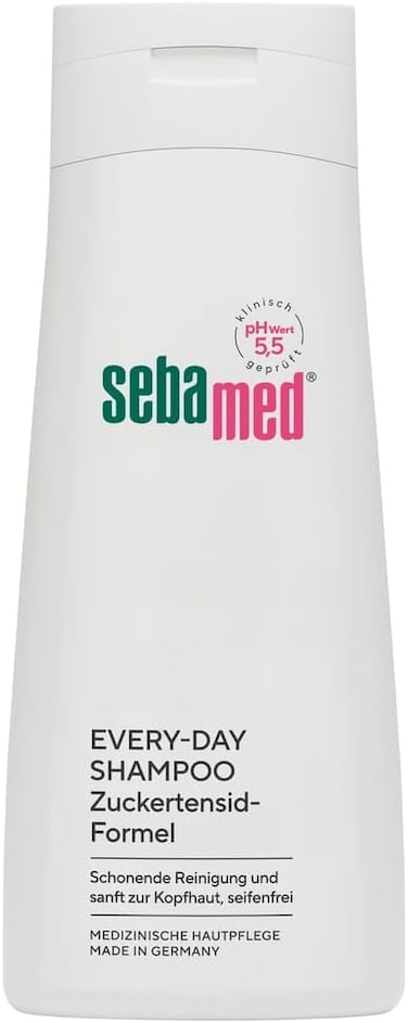 Sebamed Every-Day Shampoo 200ml, Hair Shampoo For Men And Women, For Daily Hair Washing, Especially Mild Thanks To Sugar Surfactant Formula, More Fullness And Shine, No Microplastics, Made In Germany