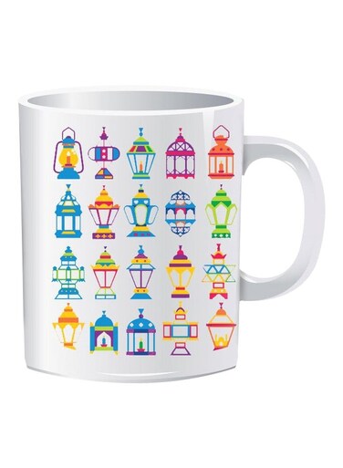 Printing Ramadan Printed Coffee Mug White/Blue/Green