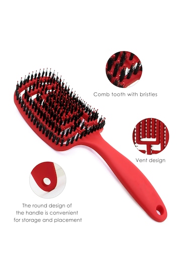 Flexible Vented Red Hair Brush
