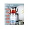 2-in-1 Electric Kettle 1500W with 2.0L Glass Kettle + 1L Teapot with Tea Strainer
