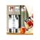 2-in-1 Electric Kettle 1500W with 2.0L Glass Kettle + 1L Teapot with Tea Strainer
