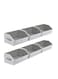 Trapezoid Storage Bins, Closet Baskets Bins with Handles, Foldable Closet Storage Bins Baskets for Shelves, Linen Closet Organizers and Storage for Home, 6 Packs