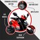 Lovely Baby Power Riding Motorcycle for Kids LB 9030EL, Motorbike, Ride-on with LED Lights, Music, MP3, Hand Accelerator, Leather Seat, EVA Wheels, Ages 2-4 Years