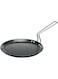 Hawkins Futura Hard Anodised Flat Tawa, Black,26Cm, 4.88Mm Thick,L55