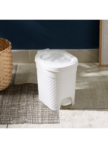 Box Tidy Pedal Trash Bin Waste Can Home Garbage Bin