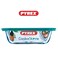 Pyrex Cook&amp;Store 400ml Rectangular Roaster with Lid for Versatile Cooking and Storing