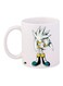 Cartoon Hedgehog Printed Coffee Mug White/Yellow/Green 11ounce