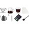 10PCS Pour Over Coffee Maker Set with Gooseneck Kettle, Dripper, Grinder, Scale &amp; Travel Bag