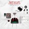 10PCS Pour Over Coffee Maker Set with Gooseneck Kettle, Dripper, Grinder, Scale &amp; Travel Bag