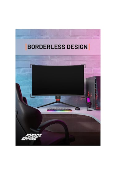 Gaming 27&rdquo; Curved 240Hz FHD Monitor with RGB &amp; Adjustable Rotating Stand