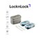 LocknLock 5-pcs Insulated Lunch Bag Set &ndash; Grey, Airtight, BPA-Free Containers, and Portable