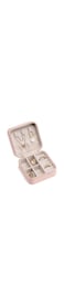 Rukoy Travel Jewelry Case, Mini Portable Jewelry Travel Boxes, Small Jewelry Organizer for Rings, Earrings, Pendants, Watches, Necklaces, Lipsticks Organizer Storage Holder Case