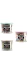 PlasticForte Multipurpose Canister 160ml - 8x8x6cm - Clear with Assorted Colors Lid
