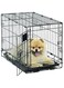 MidWest Homes for Pets Dog Crate   Newly Enhanced Life Stages XS Folding Metal Divider Panel, Floor Protecting Feet, Leak-Proof Pn 23L x 13.63W 16H inches, Breed.