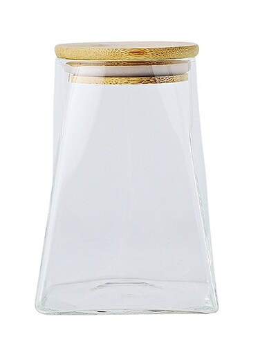 Creative Square Storage Sealed Tank Clear 10.2x8x14.6cm